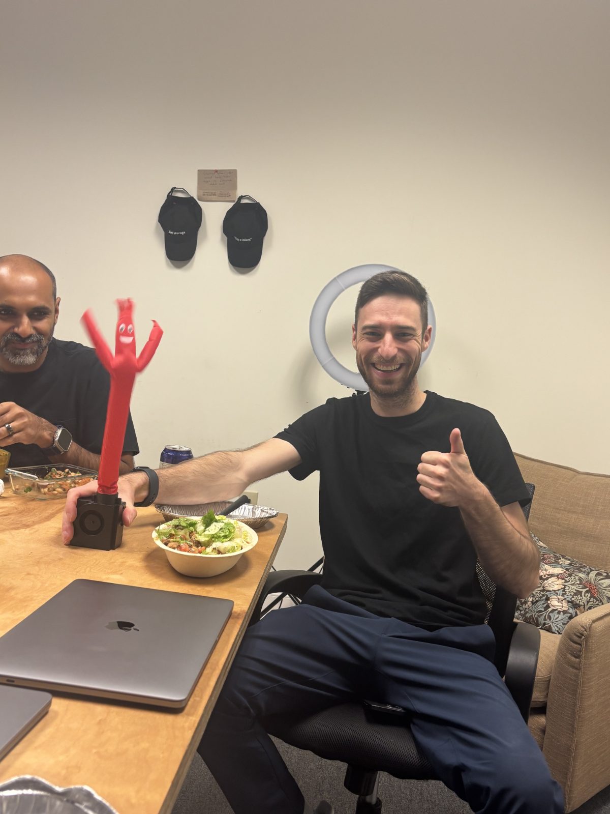 Lunch with the mascot